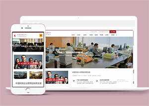 管理咨询培训机构类网站前端模板 - 淘金派资源网