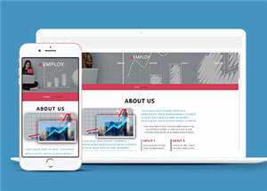 数据分析服务公司HTML网页模板下载 - 淘金派资源网