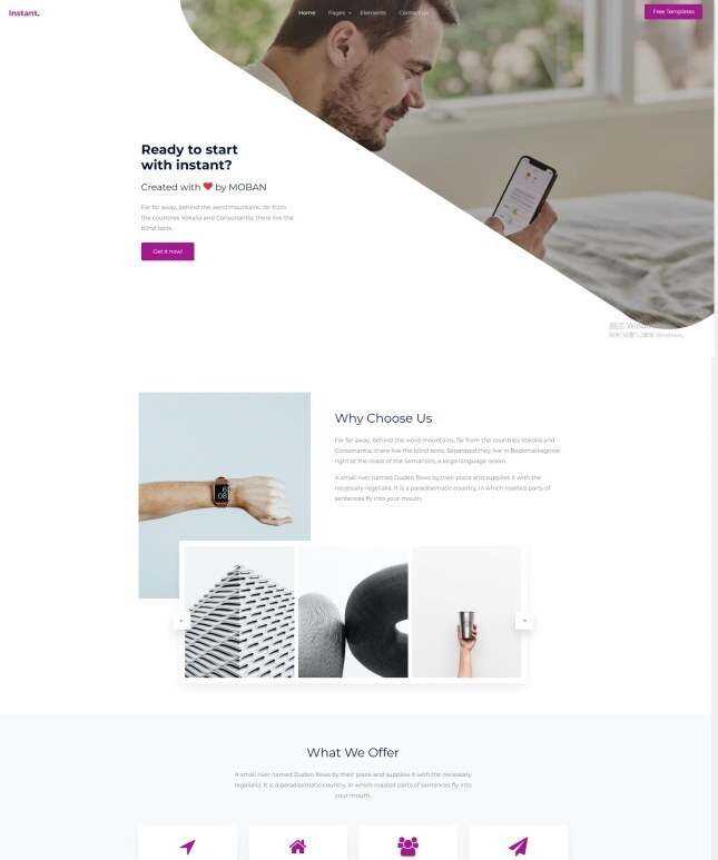 HTML5个性创意设计公司网站模板 - 淘金派资源网