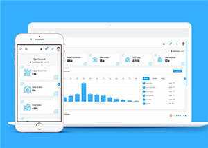 电商后台系统框架管理模板下载 - 淘金派资源网