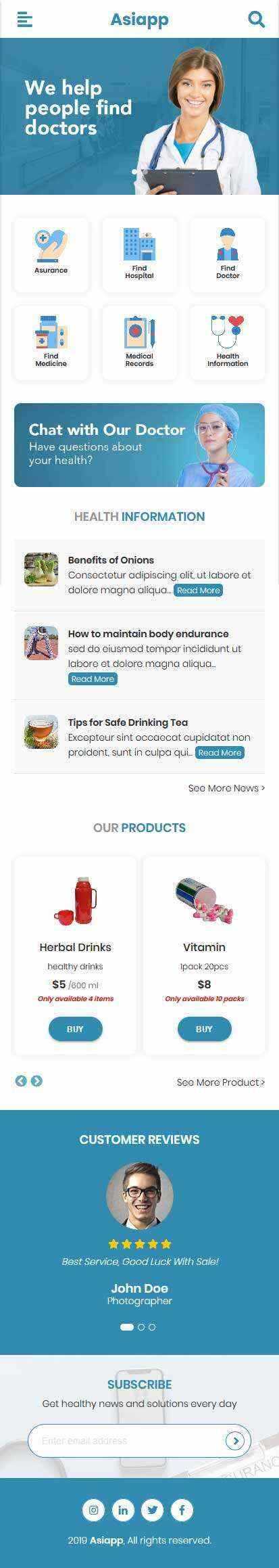 手机医疗电子商务网站wap移动端源码 - 淘金派资源网