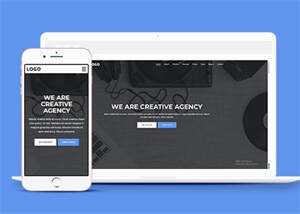 黑色全屏艺术设计网站模板下载 - 淘金派资源网