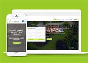 房地产销售中介网站模板源码下载 - 淘金派资源网