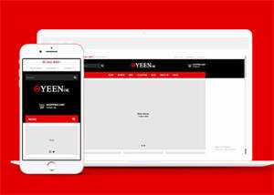 宽屏服装电子商务公司网站模板 - 淘金派资源网