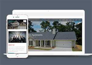 房地产建设设计公司网站模板 - 淘金派资源网