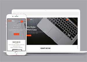 响应式UI设计师项目展示模板 - 淘金派资源网