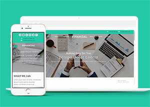 蓝色美元外汇金融网站模板源码 - 淘金派资源网