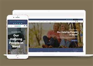 老年人养老保险HTML5网页模板下载 - 淘金派资源网