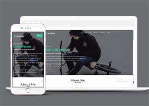 响应式自行车设计公司网站模板 - 淘金派资源网