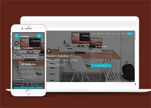 简约清爽前端设计公司网站模板 - 淘金派资源网