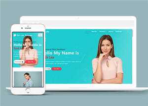 企业合作商务展示网页源码模板下载 - 淘金派资源网