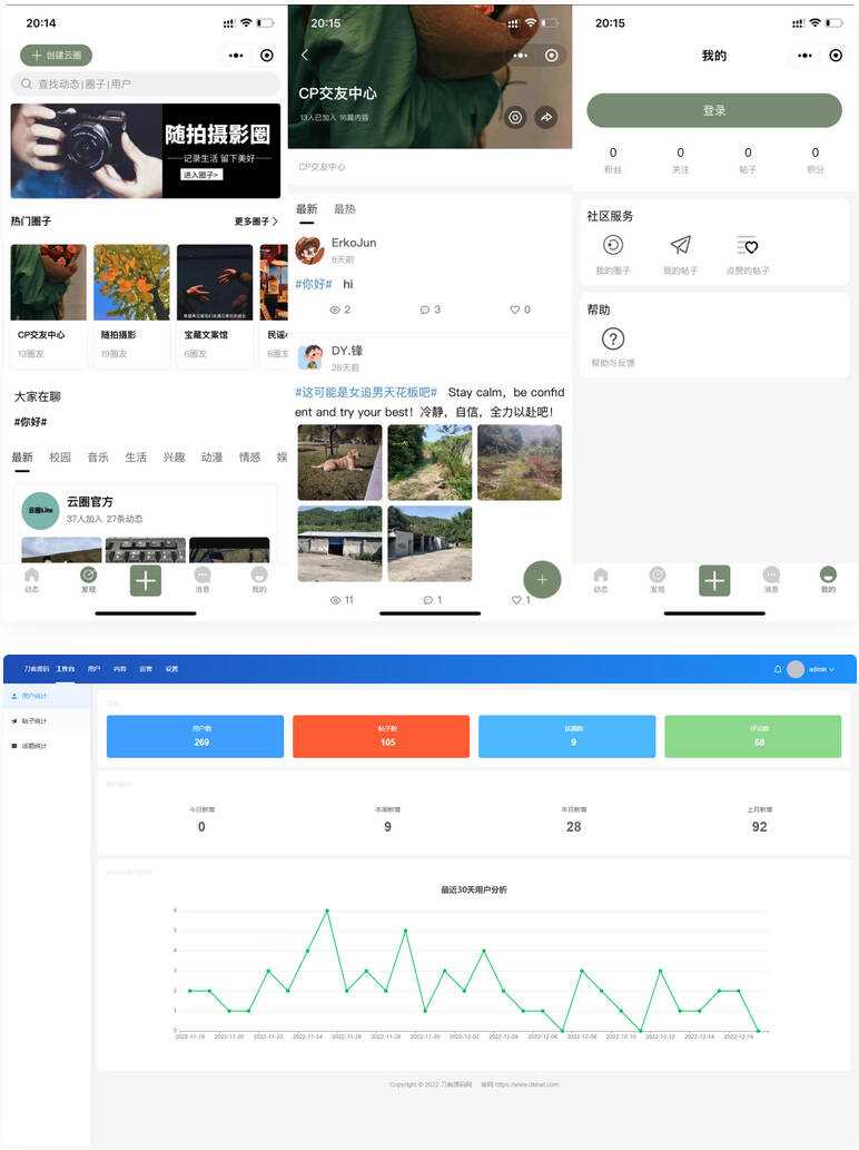 最新版云喵圈子全开源系统源码 兴趣社区交友圈子系统小程序源码 - 淘金派资源网