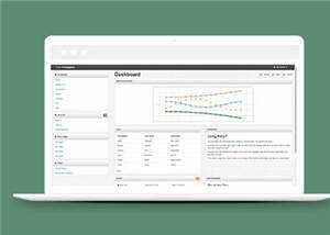 简洁Bootstrap后台源码模板 - 淘金派资源网