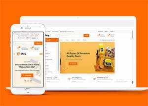 家用电器商城响应式HTML5模板 - 淘金派资源网
