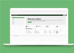 简洁Bootstrap后台源码模板下载 - 淘金派资源网