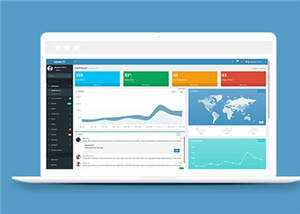 响应式简洁Bootstrap3后台源码模板下载 - 淘金派资源网