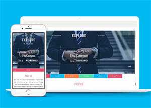 宽屏多彩时尚商务网站模板下载 - 淘金派资源网