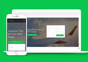 宽屏酒店客房在线预定CSS3模板 - 淘金派资源网