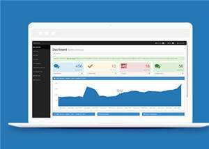 简约后台管理界面源码模板下载 - 淘金派资源网
