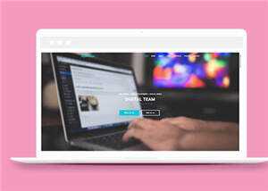 数字团队服务展示企业源码模板下载 - 淘金派资源网