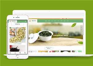 简洁茶叶制作源码模板下载 - 淘金派资源网