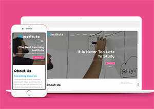 演讲口才培训公司网站模板 - 淘金派资源网