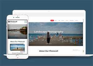 宽屏摄影机构网站模板下载 - 淘金派资源网