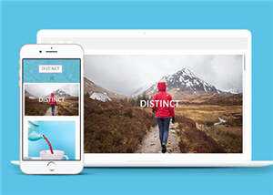 创意产品服务展示网页源码模板下载 - 淘金派资源网