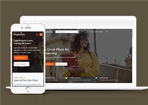 简约心理学HTML网页模板下载 - 淘金派资源网