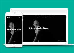 黑色酷炫设计师网站模板下载 - 淘金派资源网