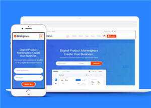 响应式公司模板在线销售HTML网页下载 - 淘金派资源网