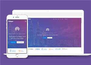 简洁项目介绍展示交互响应式网站模板下载 - 淘金派资源网