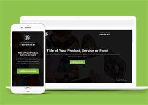 软件开发项目企业官网模板下载 - 淘金派资源网