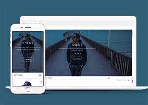 大气网页设计单页类网站模板 - 淘金派资源网