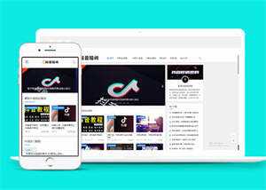 抖音培训教材类网站前端模板 - 淘金派资源网