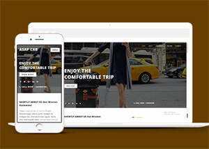 TaXi出租车活动专题网页模板 - 淘金派资源网