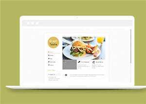 简洁快餐店源码模板下载 - 淘金派资源网