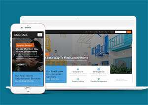 公寓投资企业html网站模板下载 - 淘金派资源网