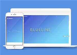 宽屏在线信息展示响应式网页模板下载 - 淘金派资源网