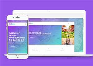 简洁项目产品说明响应式网页模板下载 - 淘金派资源网