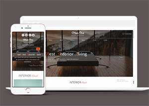 房屋装饰类公司网站模板下载 - 淘金派资源网