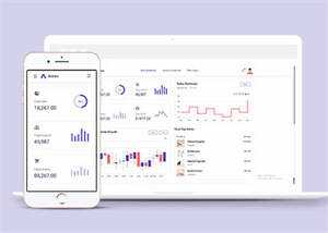 业务销售统计管理网站模板下载 - 淘金派资源网