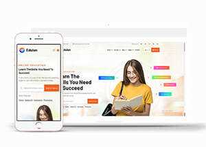 分数提升网络教育平台网站模板 - 淘金派资源网