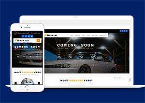 二手豪车销售官网网站模板下载 - 淘金派资源网