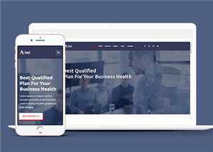 简洁公司咨询管理源码模板下载 - 淘金派资源网