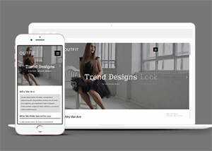 世界服装品牌时尚网站模板下载 - 淘金派资源网