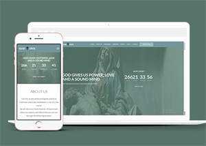 响应式宗教信仰爱好者网站模板 - 淘金派资源网