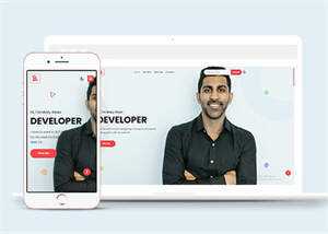 设计师个人介绍简历类模板下载 - 淘金派资源网