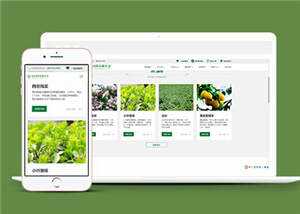 大气响应式绿化企业网站模板源码下载 - 淘金派资源网