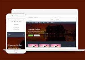 大图旅行企业框架网站模板下载 - 淘金派资源网